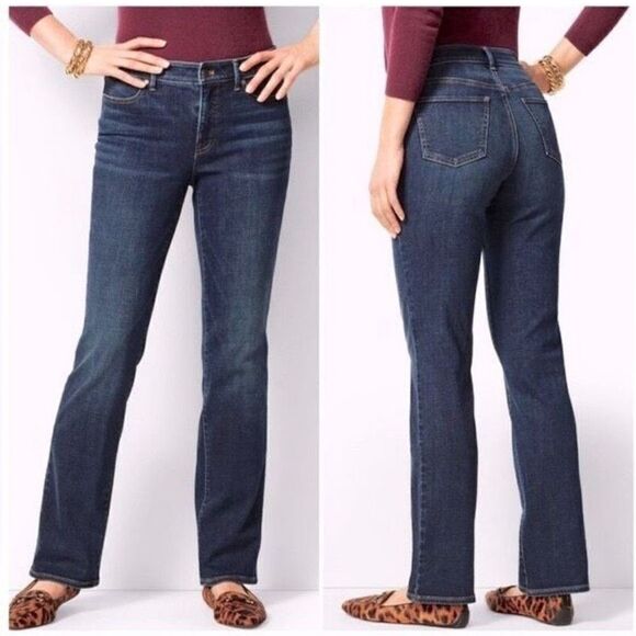 Talbots Signature Boot Cut Dark Wash Jeans Size 6/28 - Picture 2 of 10